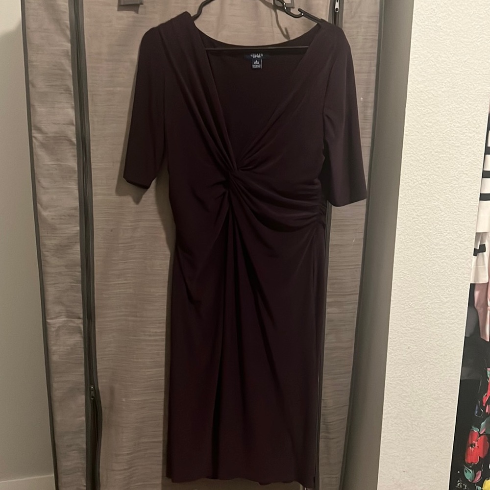 Deep purple dress
